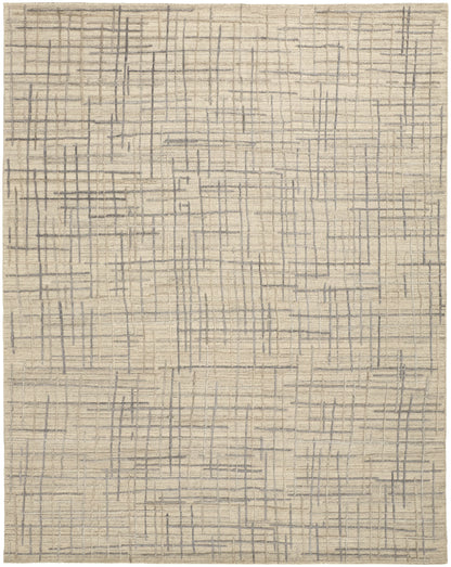 Kirkwood Transitional Abstract - Tan/Silver Area Rug