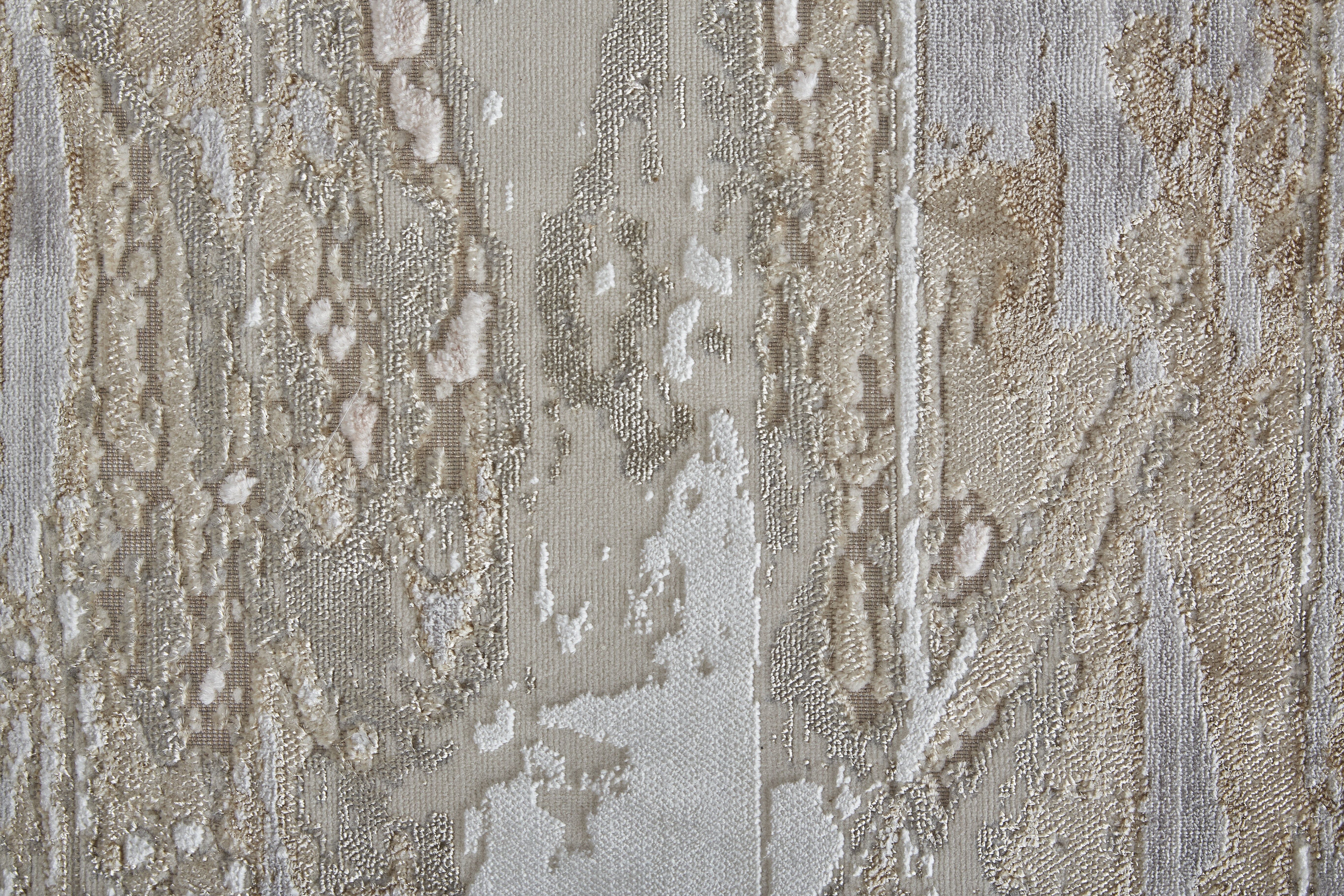 Laina Transitional Abstract - Tan/Ivory/Pink Area Rug