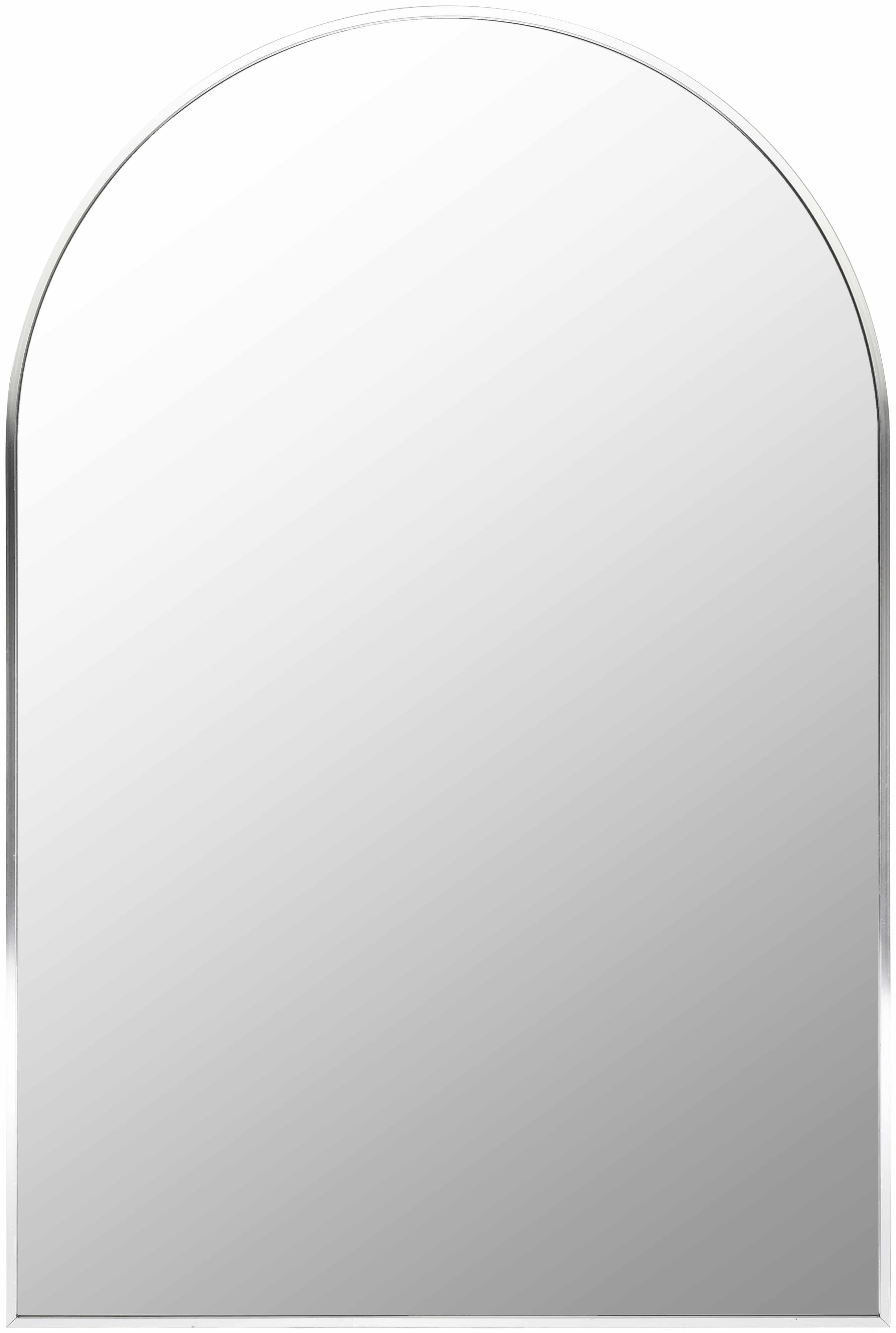 Lily Metallic Silver Mirror