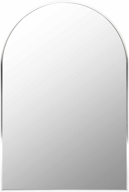 Lily Metallic Silver Mirror