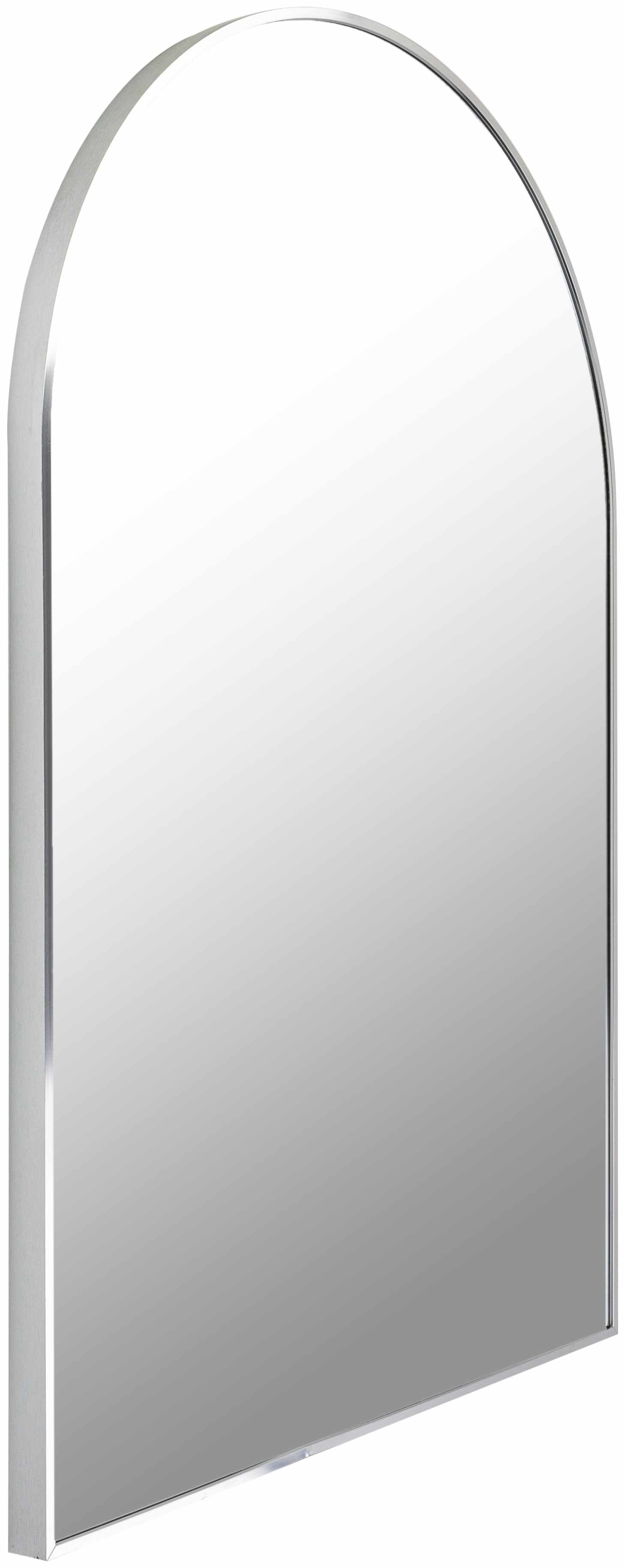 Lily Metallic Silver Mirror