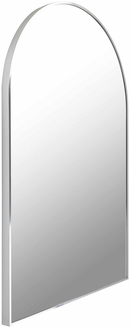 Lily Metallic Silver Mirror
