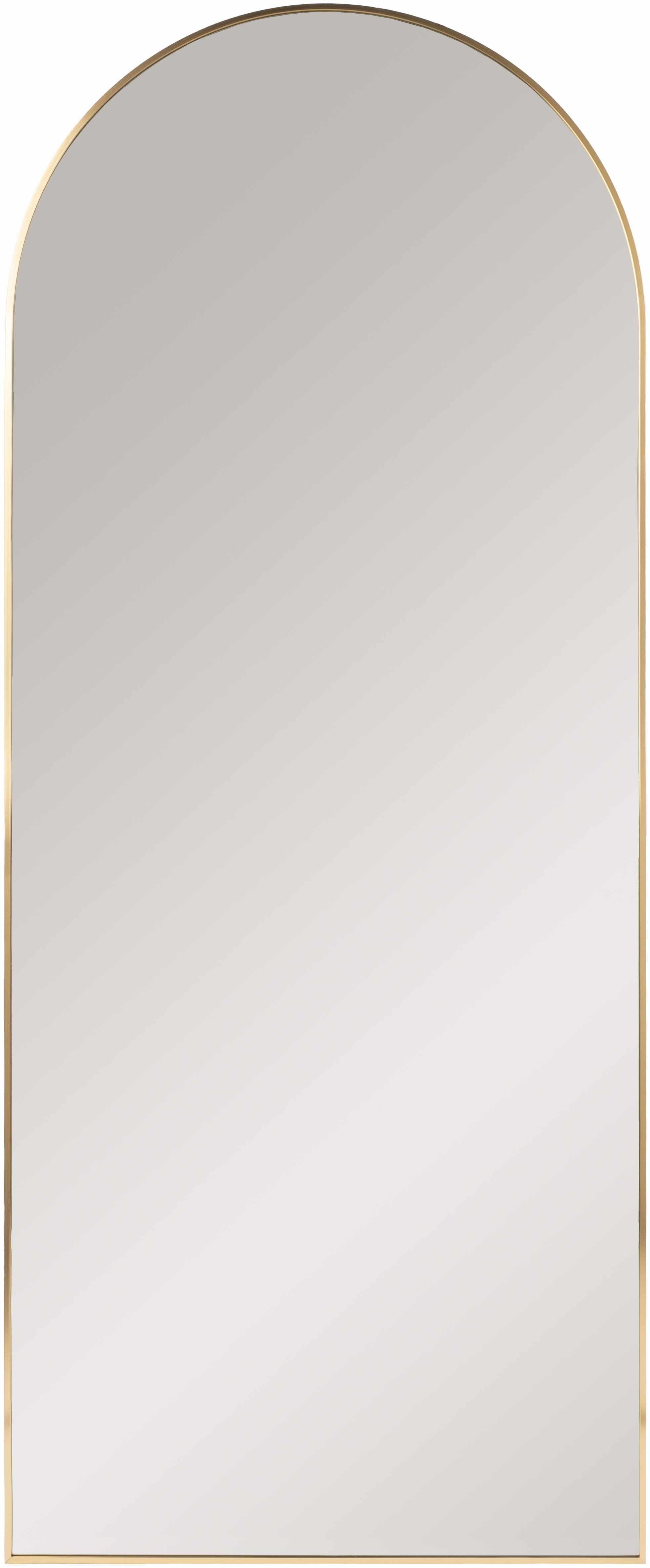 Luca Gold Aluminum Mirror