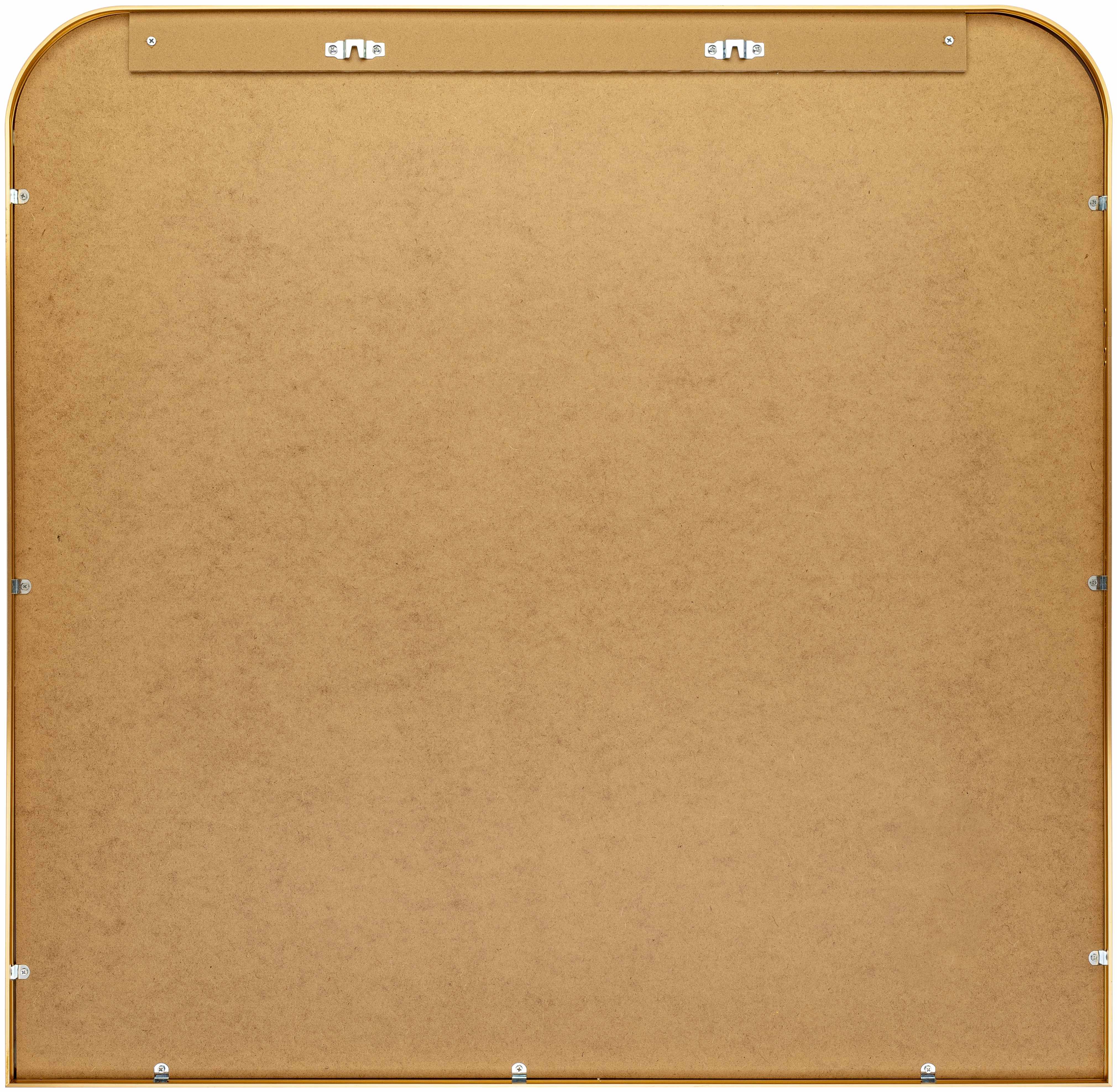 Minimalist Gold Rectangle Aluminum Mirror
