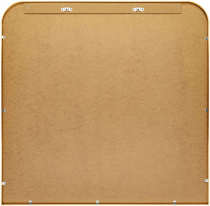 Minimalist Gold Rectangle Aluminum Mirror