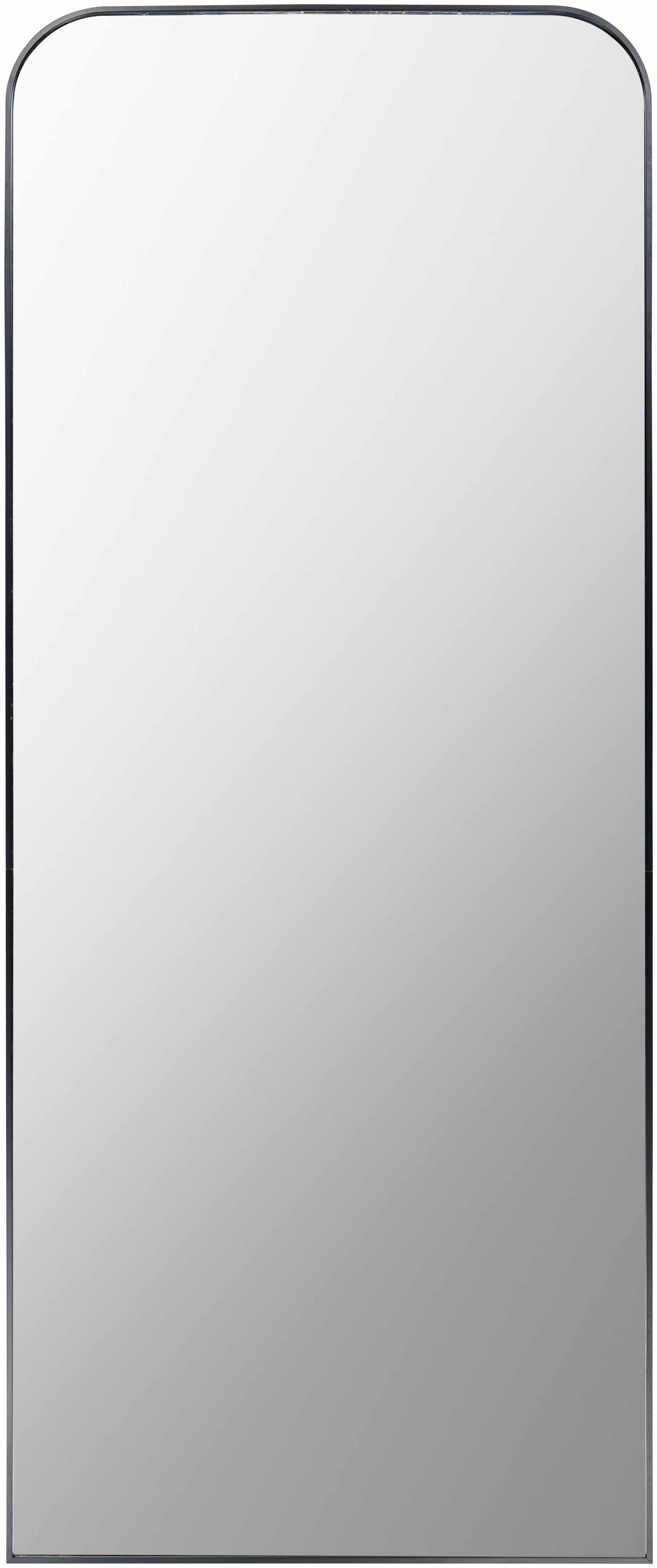 Vicci Black Aluminum Rectangle Mirror