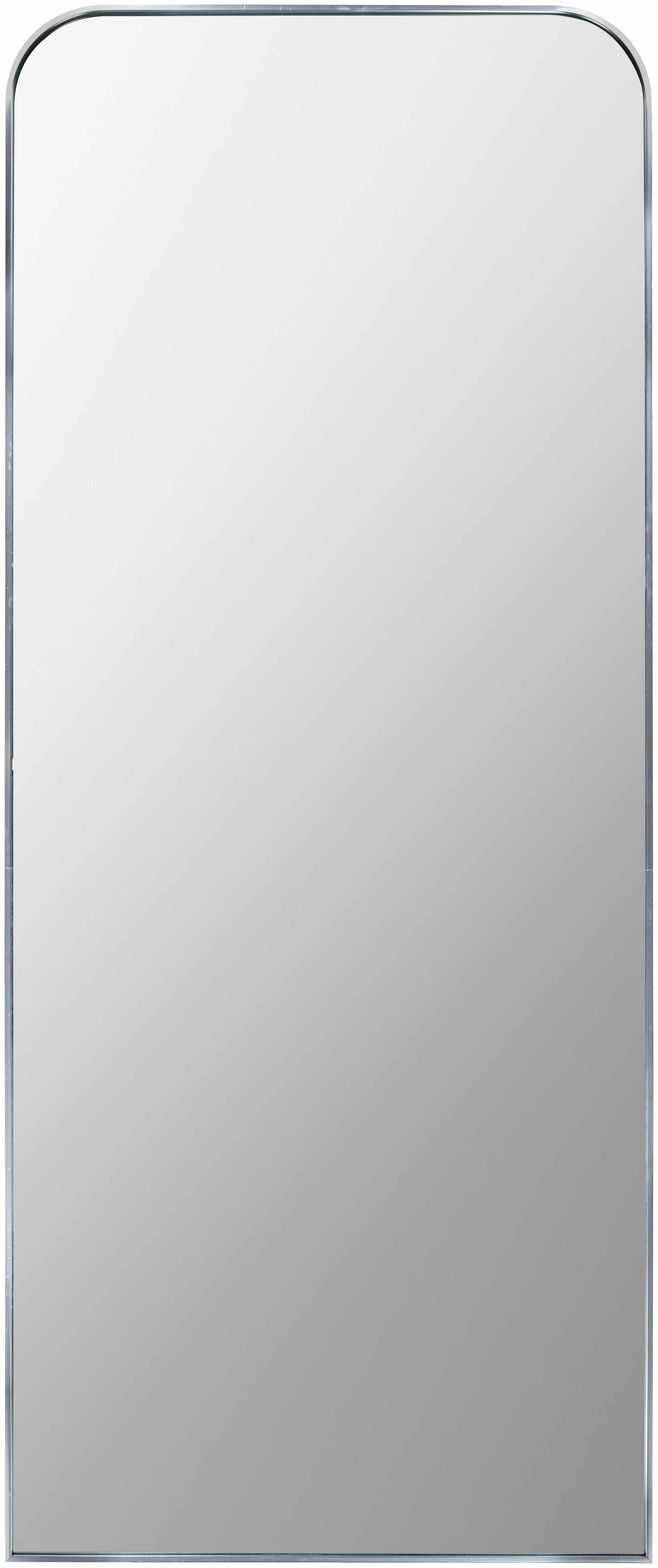 Vicci Silver Gray Aluminum Rectangle Mirror
