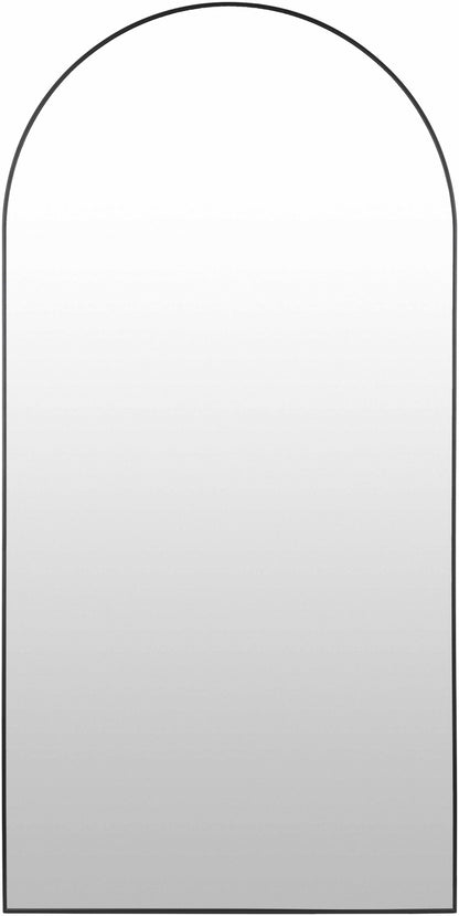 Decorative Elegant Black Arched Mirror