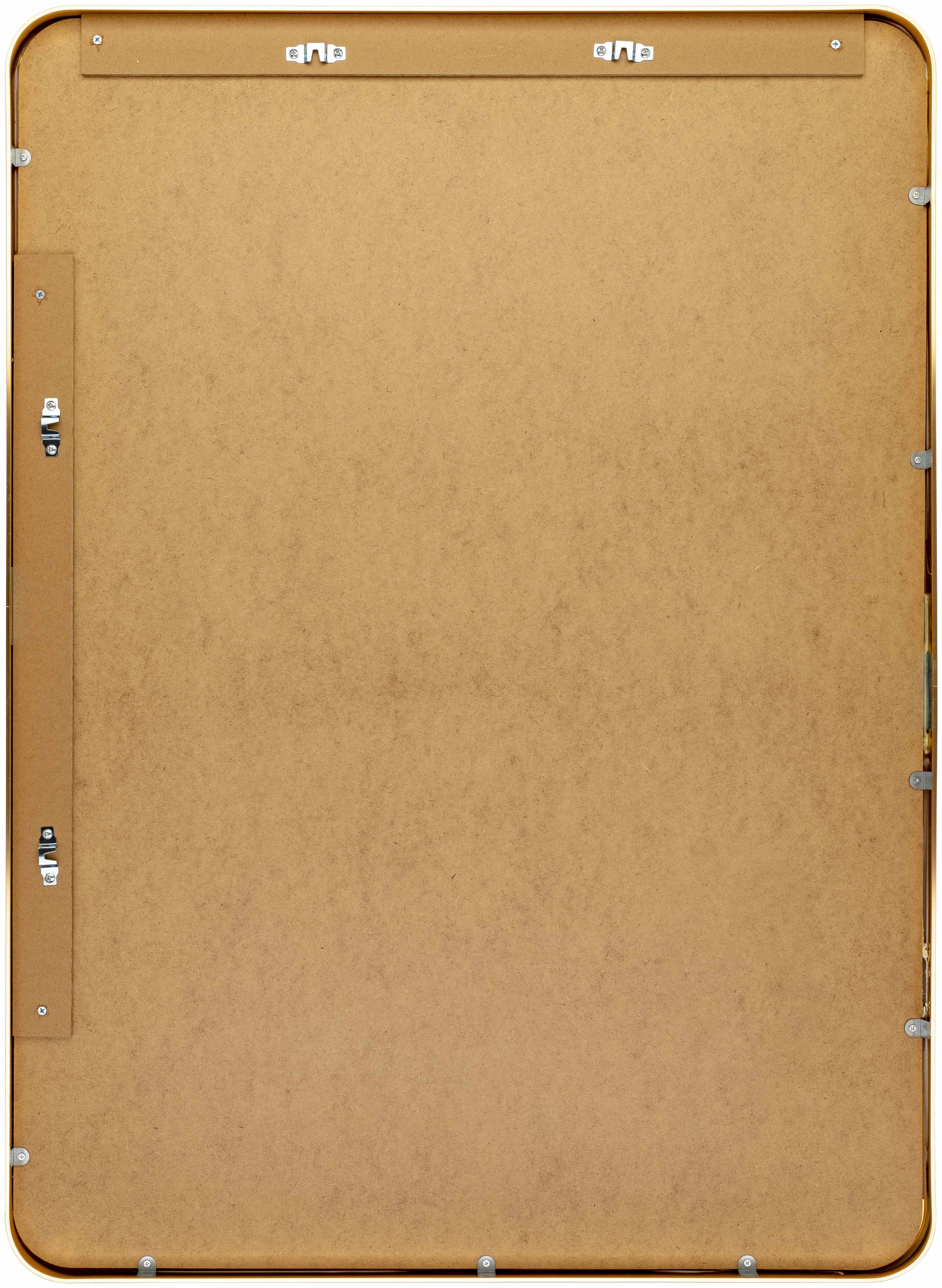 Luna Gold Aluminum Rectangle Mirror