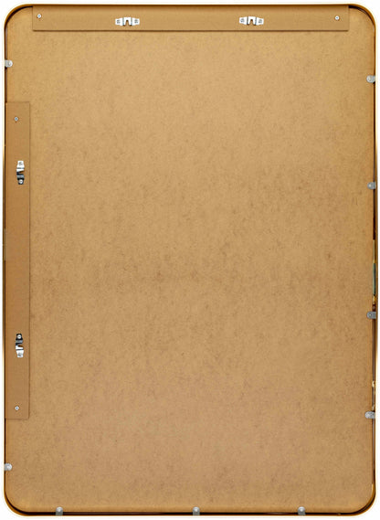 Luna Gold Aluminum Rectangle Mirror