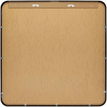 Nia Black Aluminum Square Mirror