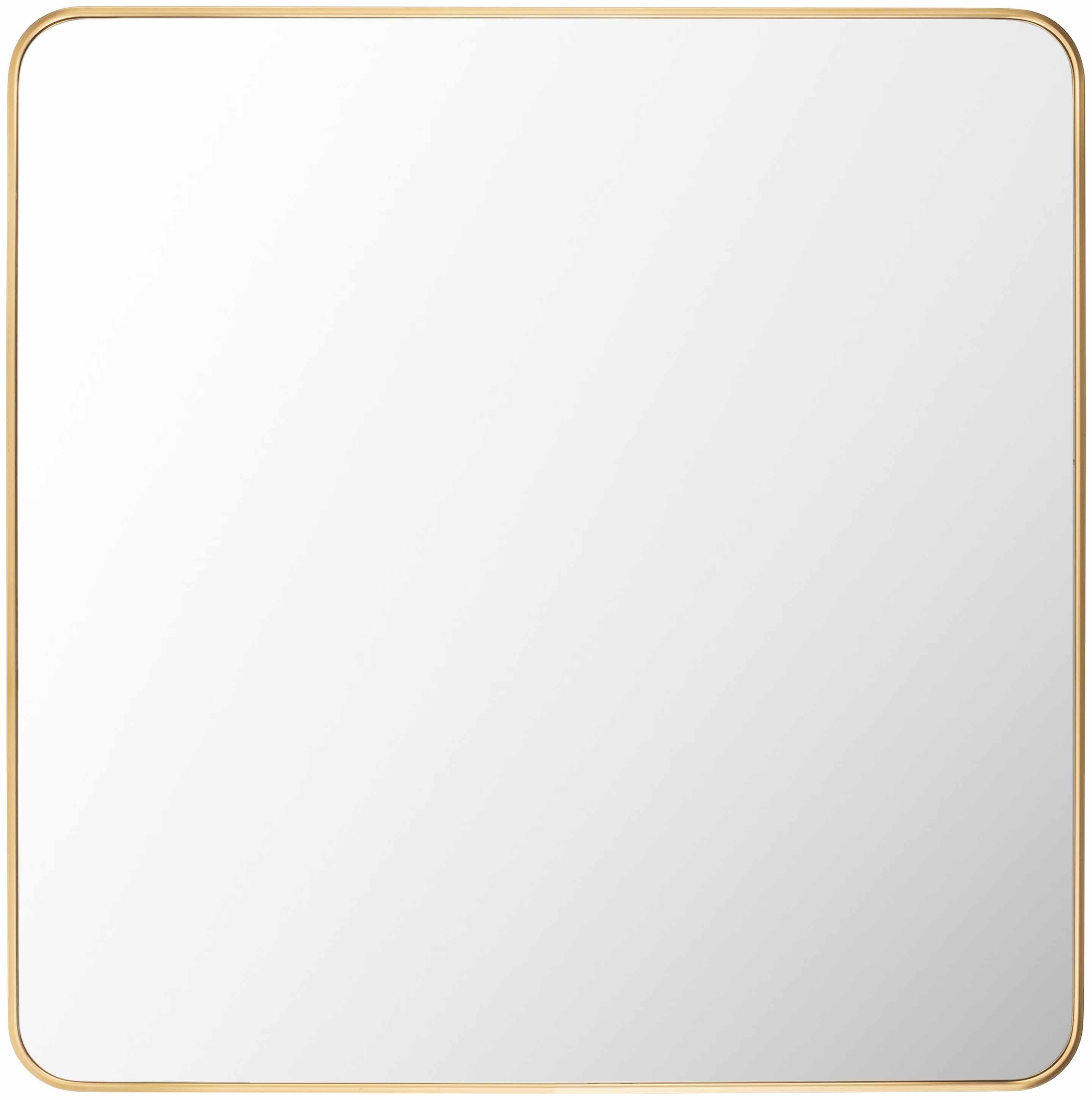 Nia Gold Aluminum Square Mirror