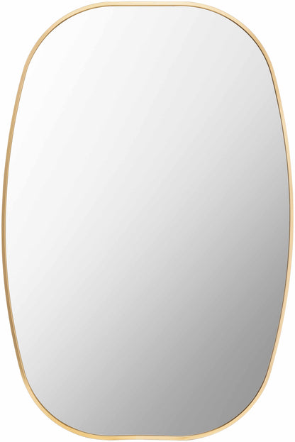 Nora Industrial Gold Aluminum Mirror