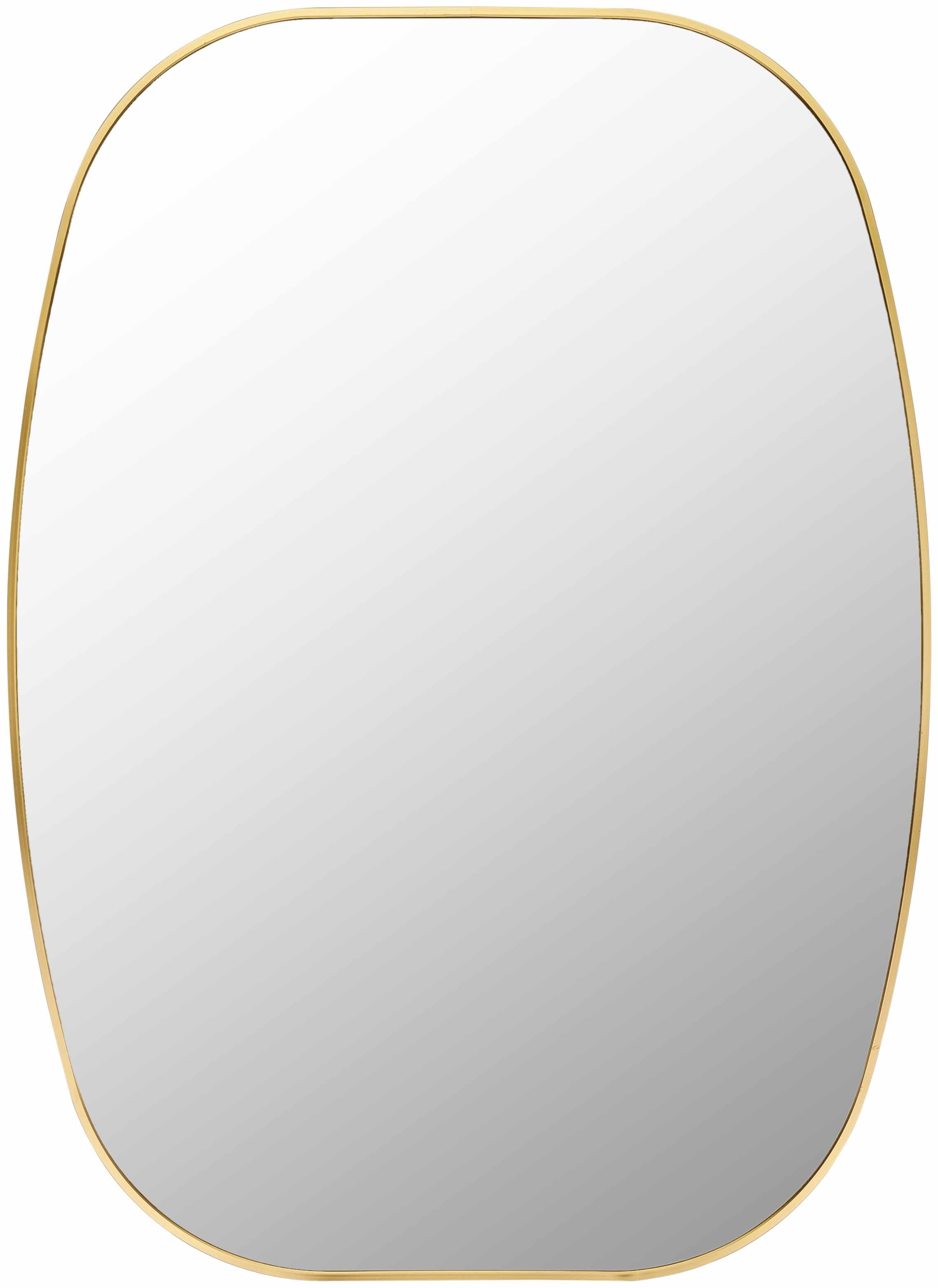 Nora Industrial Gold Aluminum Mirror