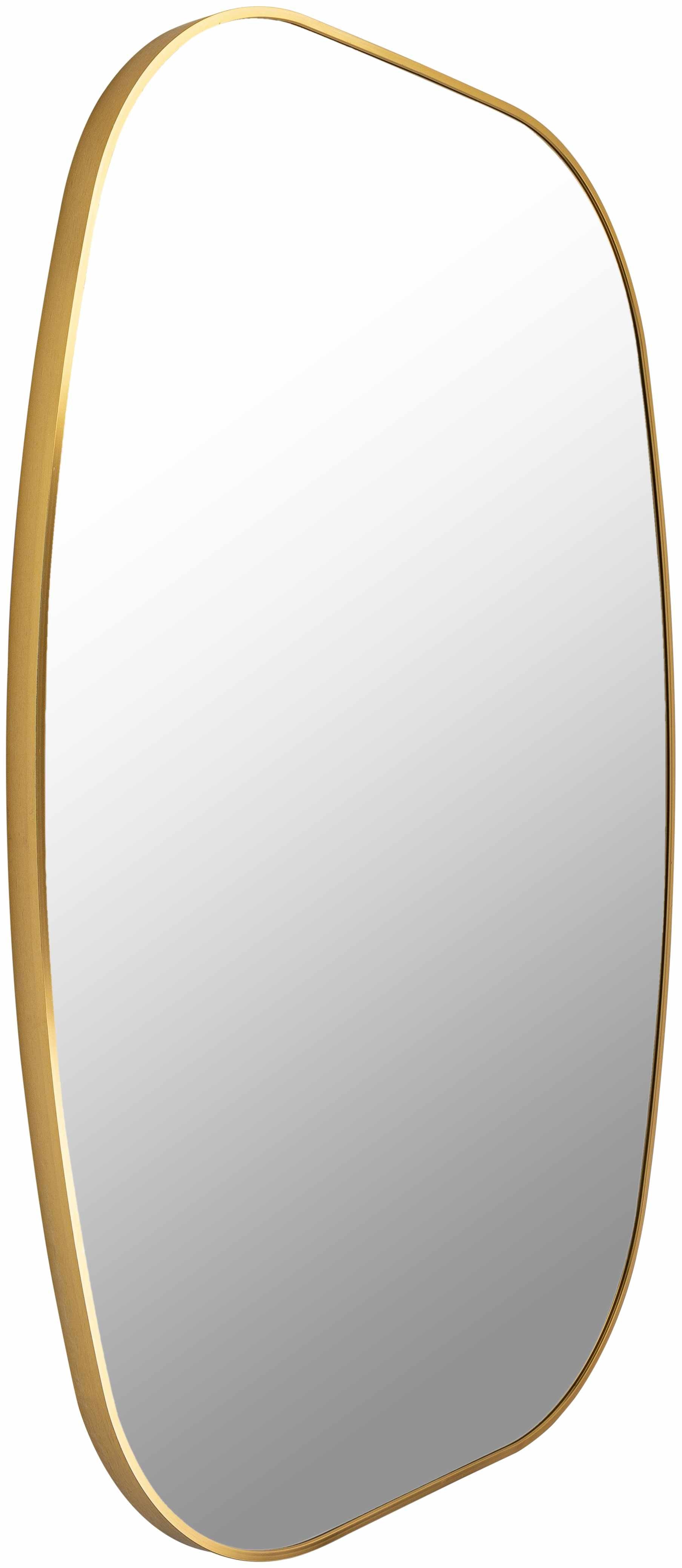Nora Industrial Gold Aluminum Mirror