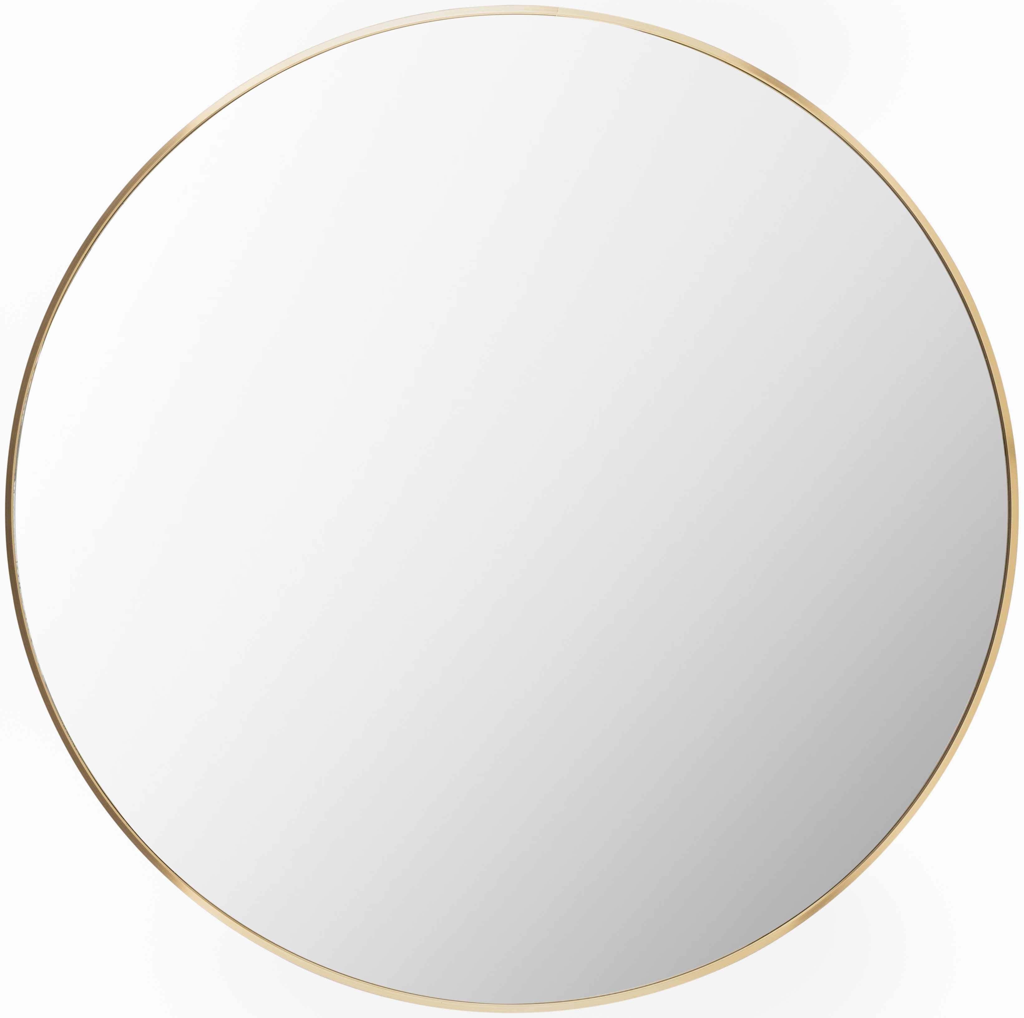 Micah Gold Round Mirror
