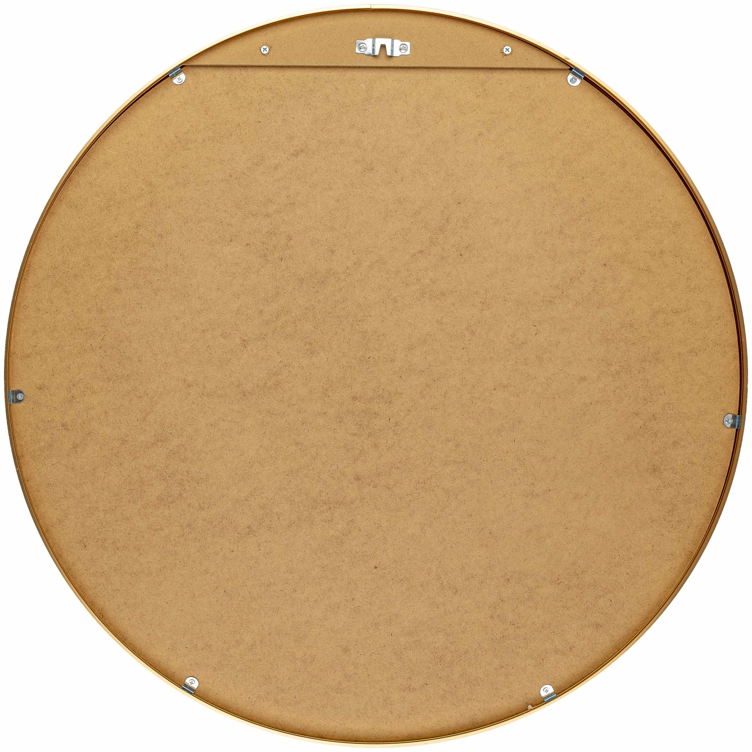 Micah Gold Round Mirror