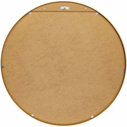 Micah Gold Round Mirror