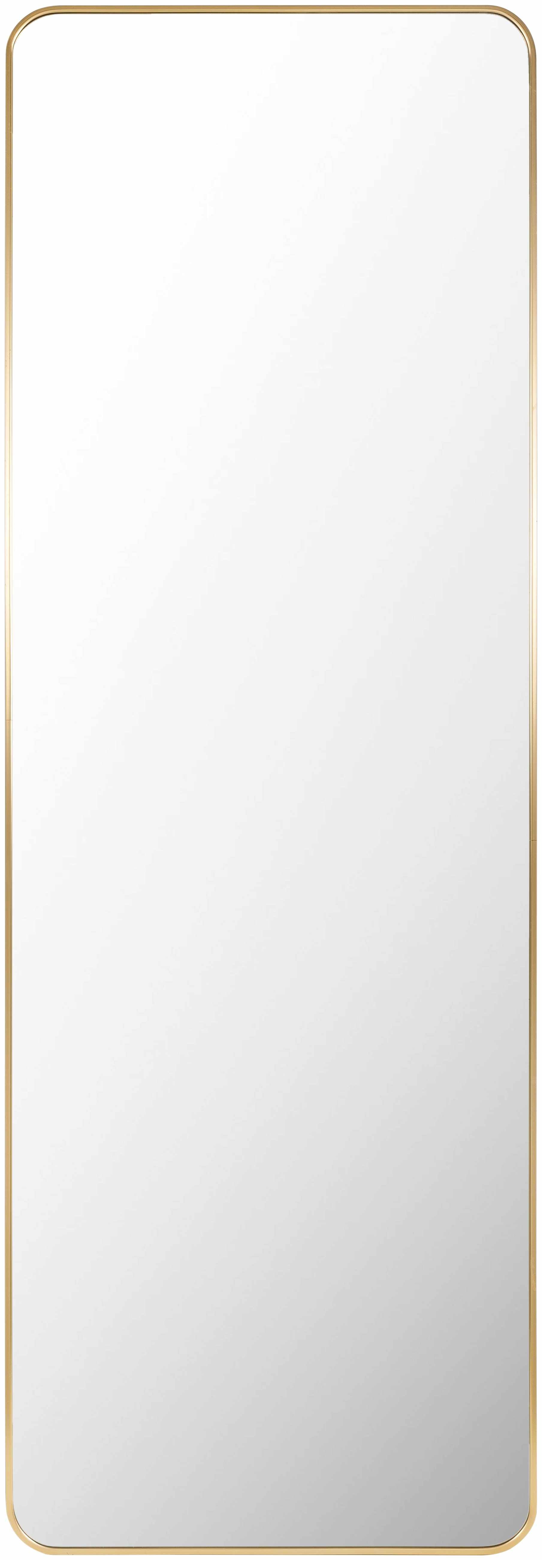 Luz Gold Aluminum Full Length Rectangle Mirror