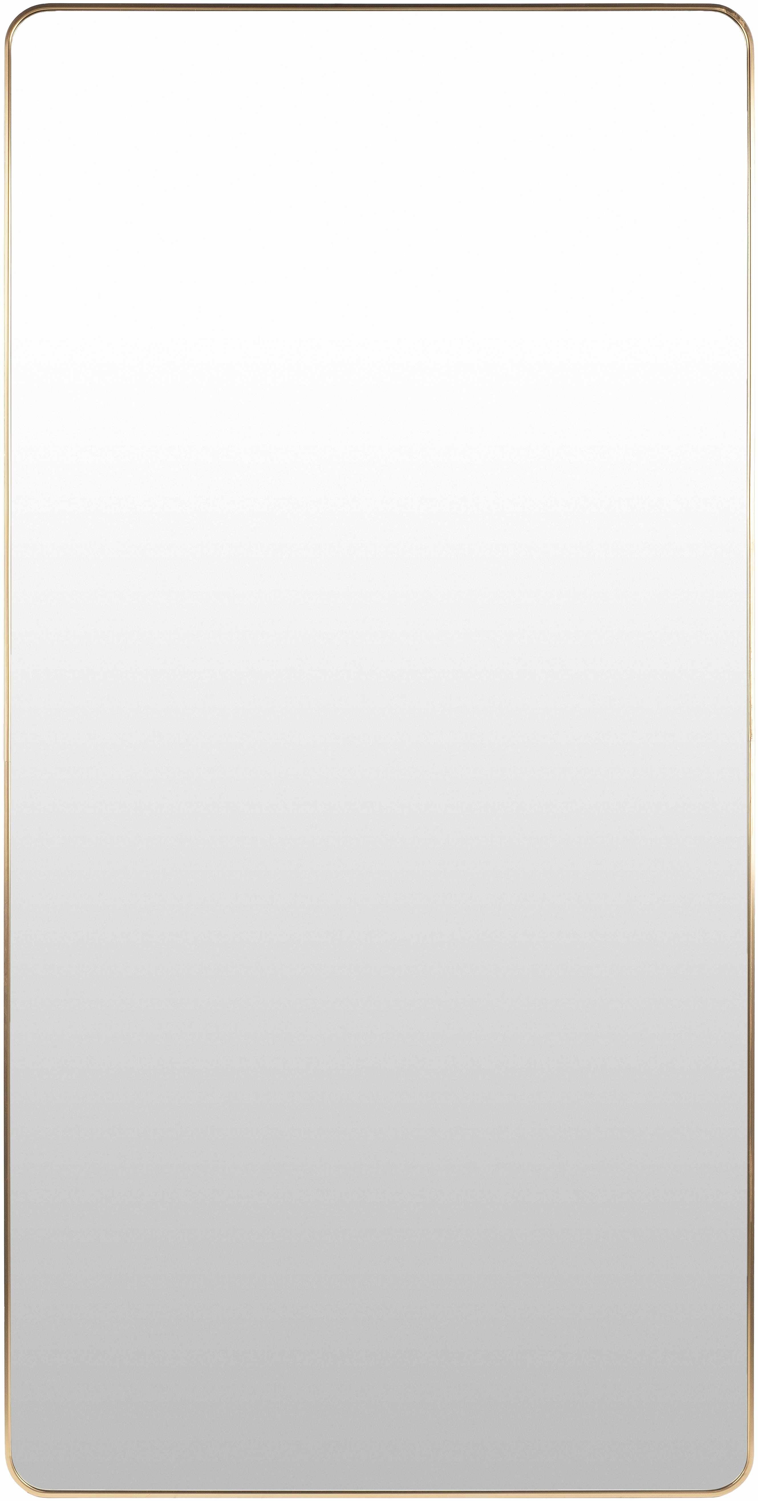 Luz Gold Aluminum Full Length Rectangle Mirror