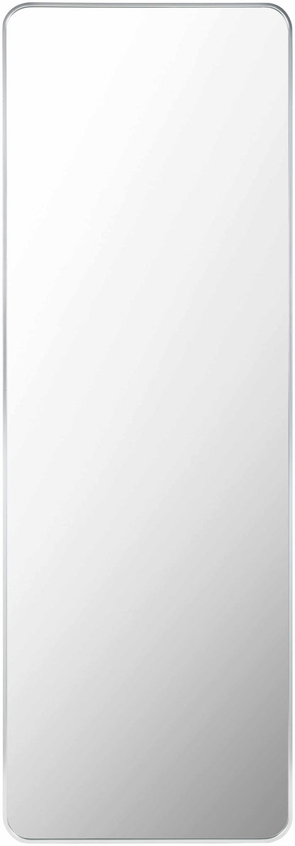 Luz Silver Gray Aluminum Full Length Rectangle Mirror