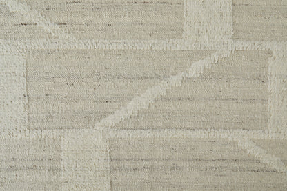 Ashby Transitional Geometric - Tan/Ivory Area Rug