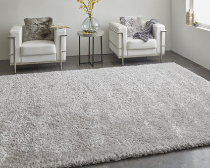 Darian Modern Solid - Silver/Gray Area Rug