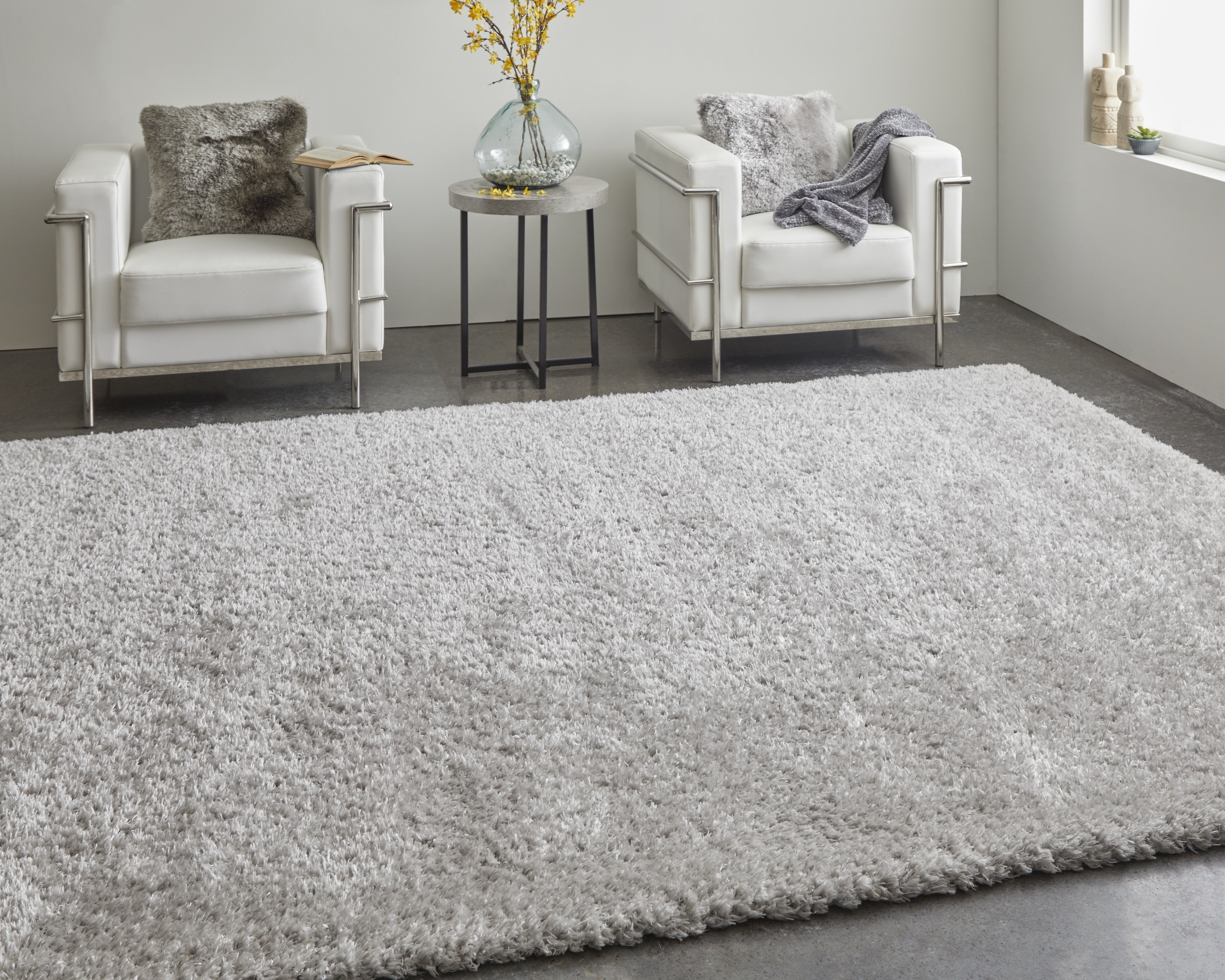 Darian Modern Solid - Silver/Gray Area Rug