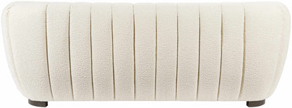 Luna Contemporary Cream Sofa