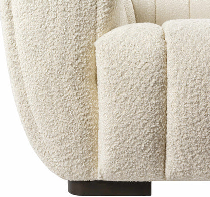 Luna Contemporary Cream Sofa