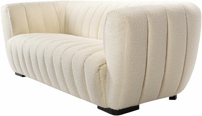 Luna Contemporary Cream Sofa