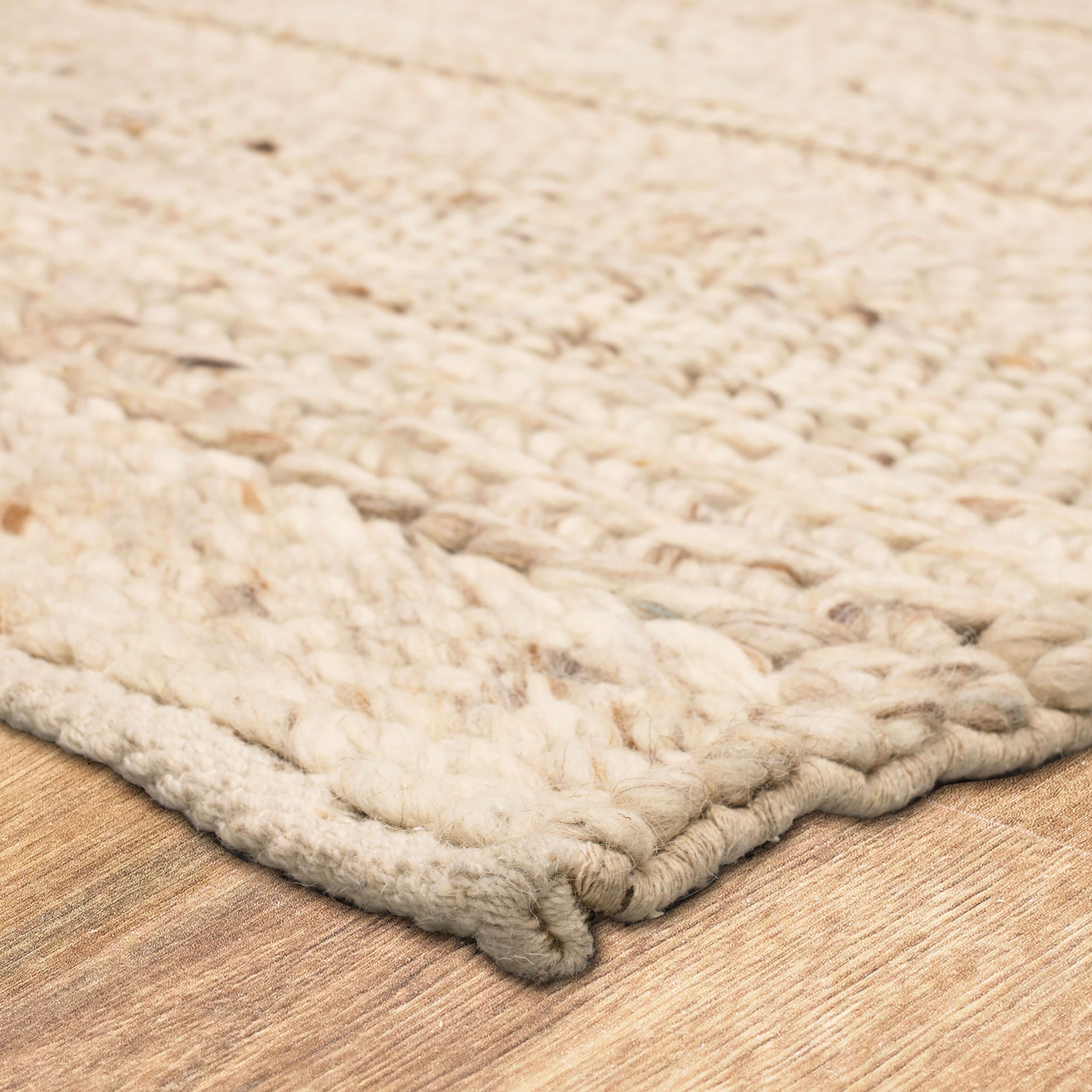 Roma Oyster Wool Rug