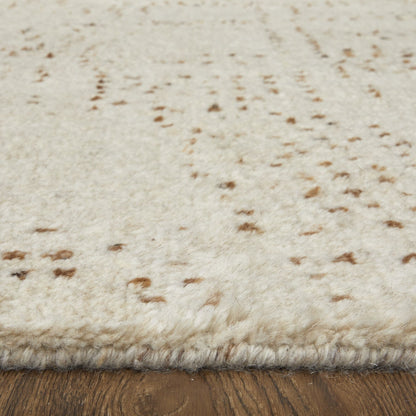 Truxel Modern Polka Dots - Tan/Brown Area Rug