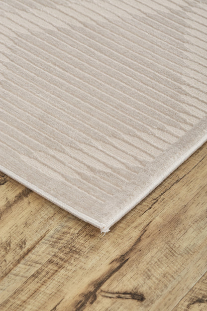 Prasad Modern Geometric - Ivory/Tan Area Rug