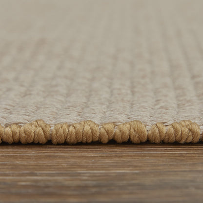 Theo Modern Solid - Ivory/Tan Area Rug