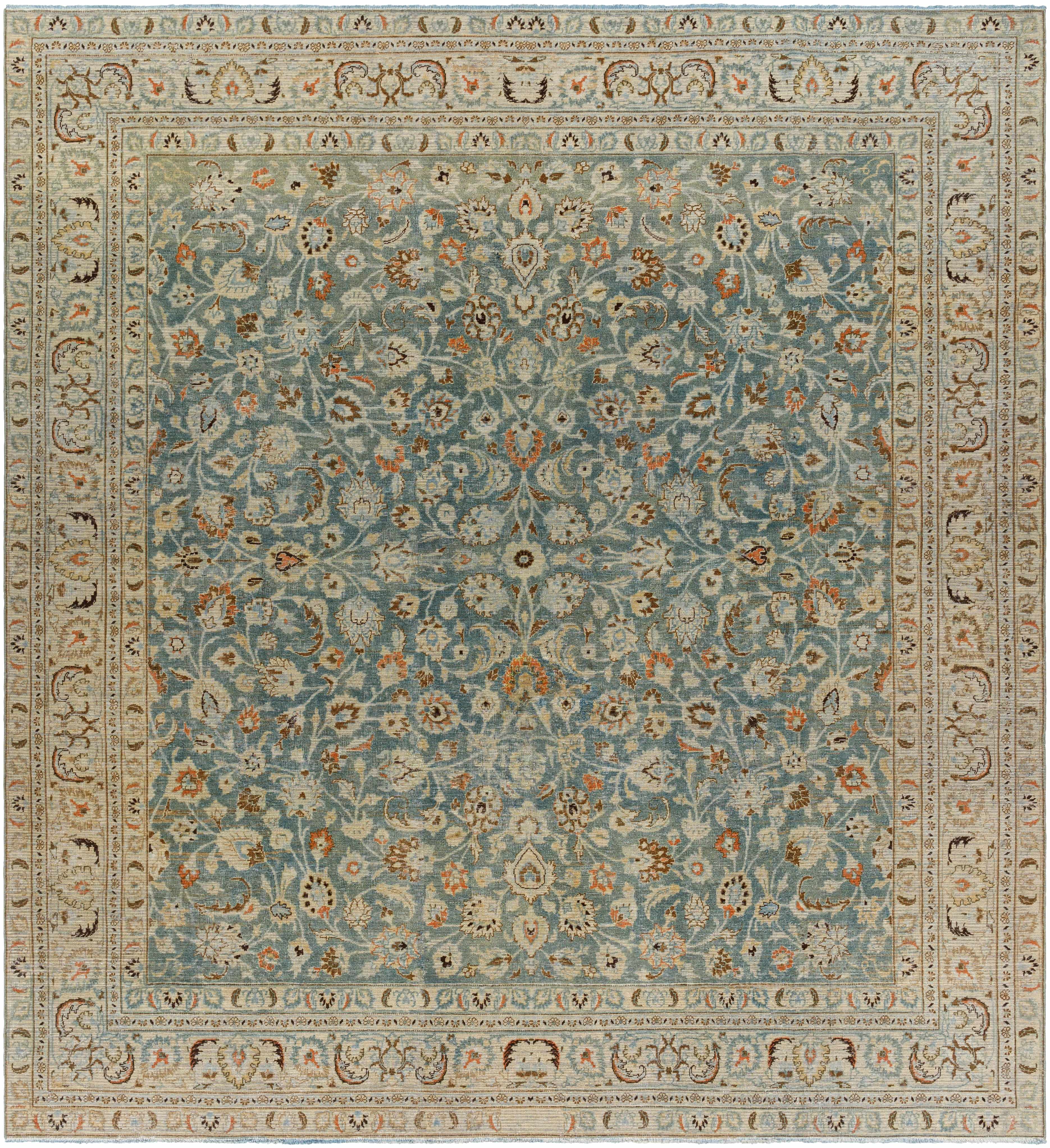Late 20th Century Antique Turkish Hand-Knotted Rug