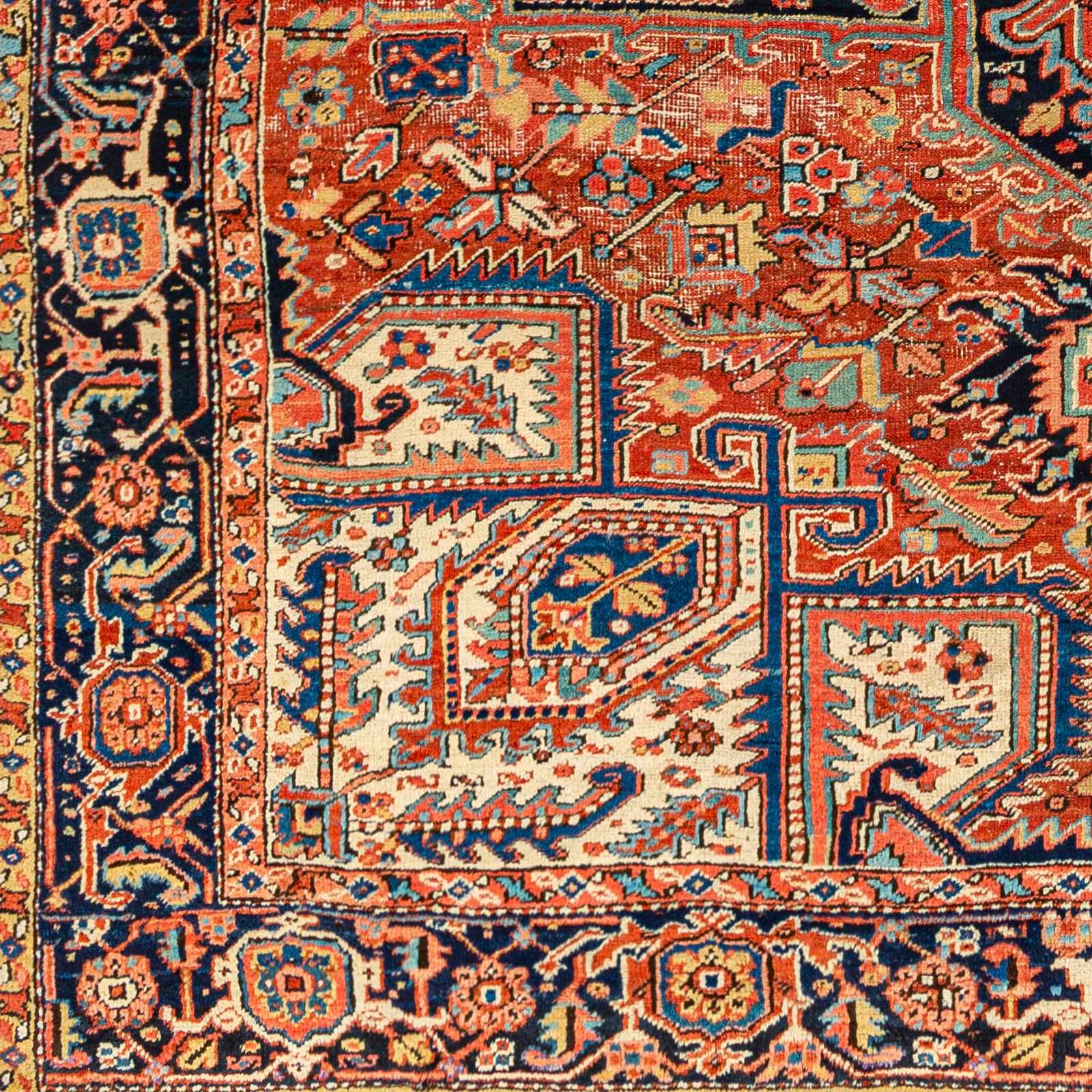 Cappadocia Antique Turkish Red Carpet, circa 1924s
