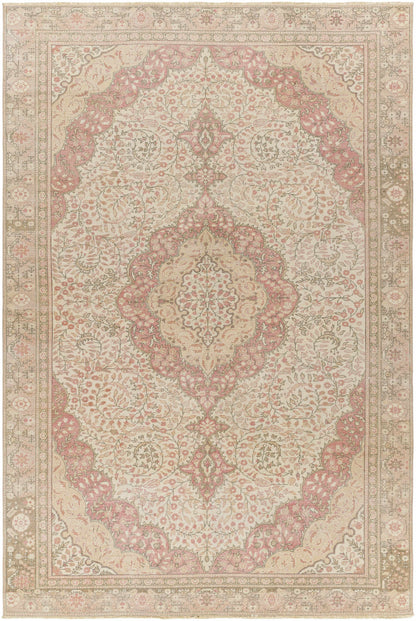 Nemrut Vintage Turkish Oushak Rug