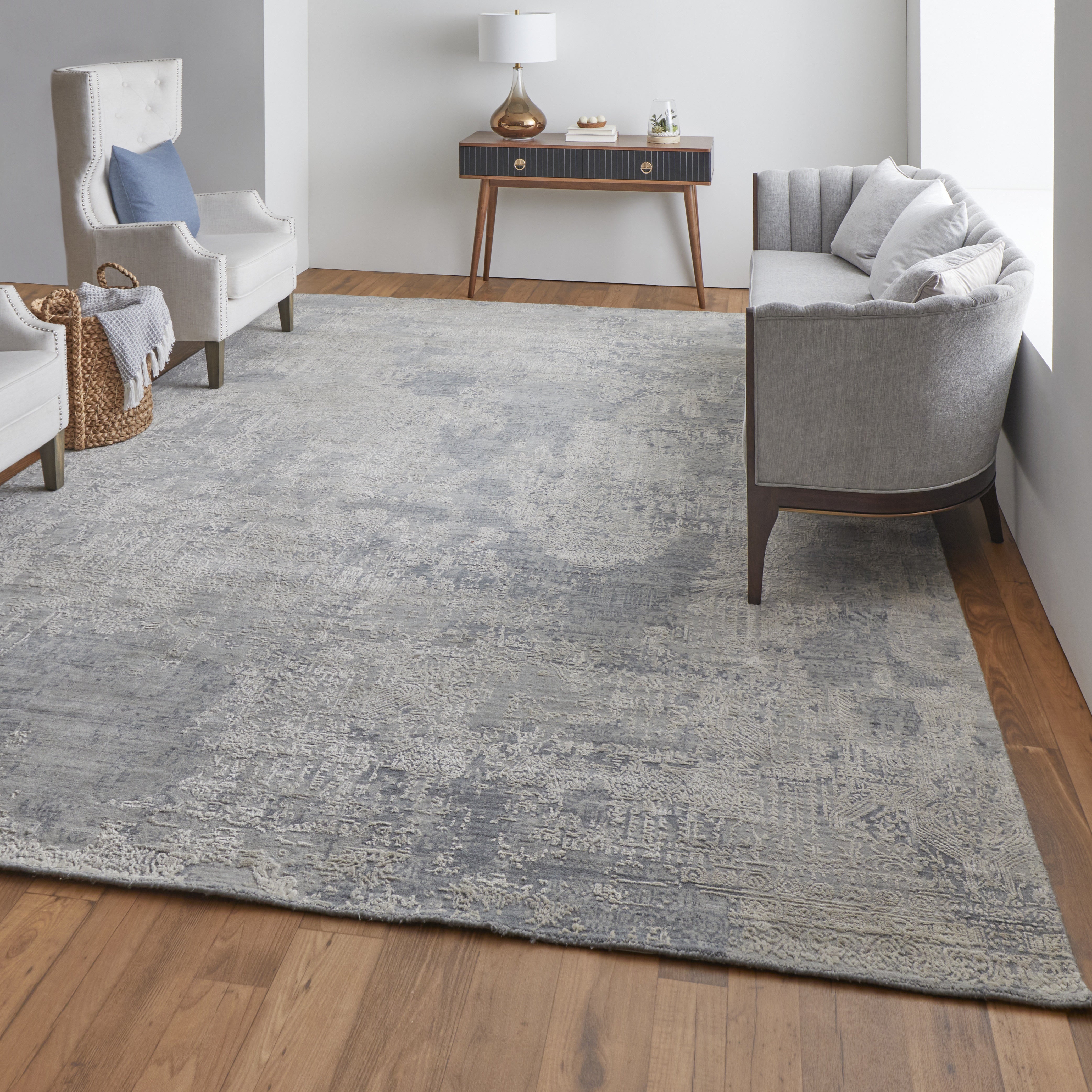 Eastfield Modern Abstract - Silver/Gray Area Rug
