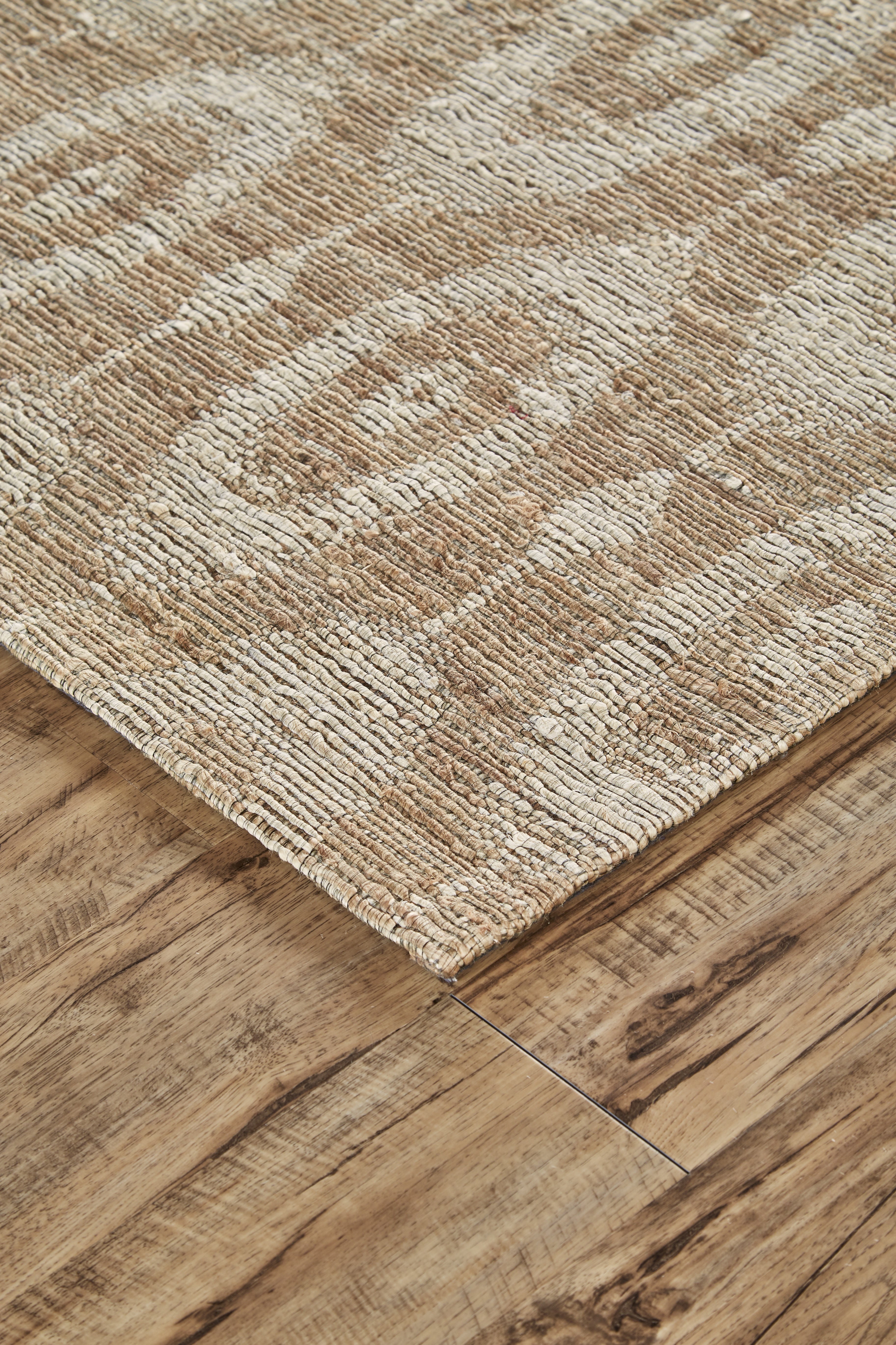 Lilliana Transitional Geometric - Tan/Ivory