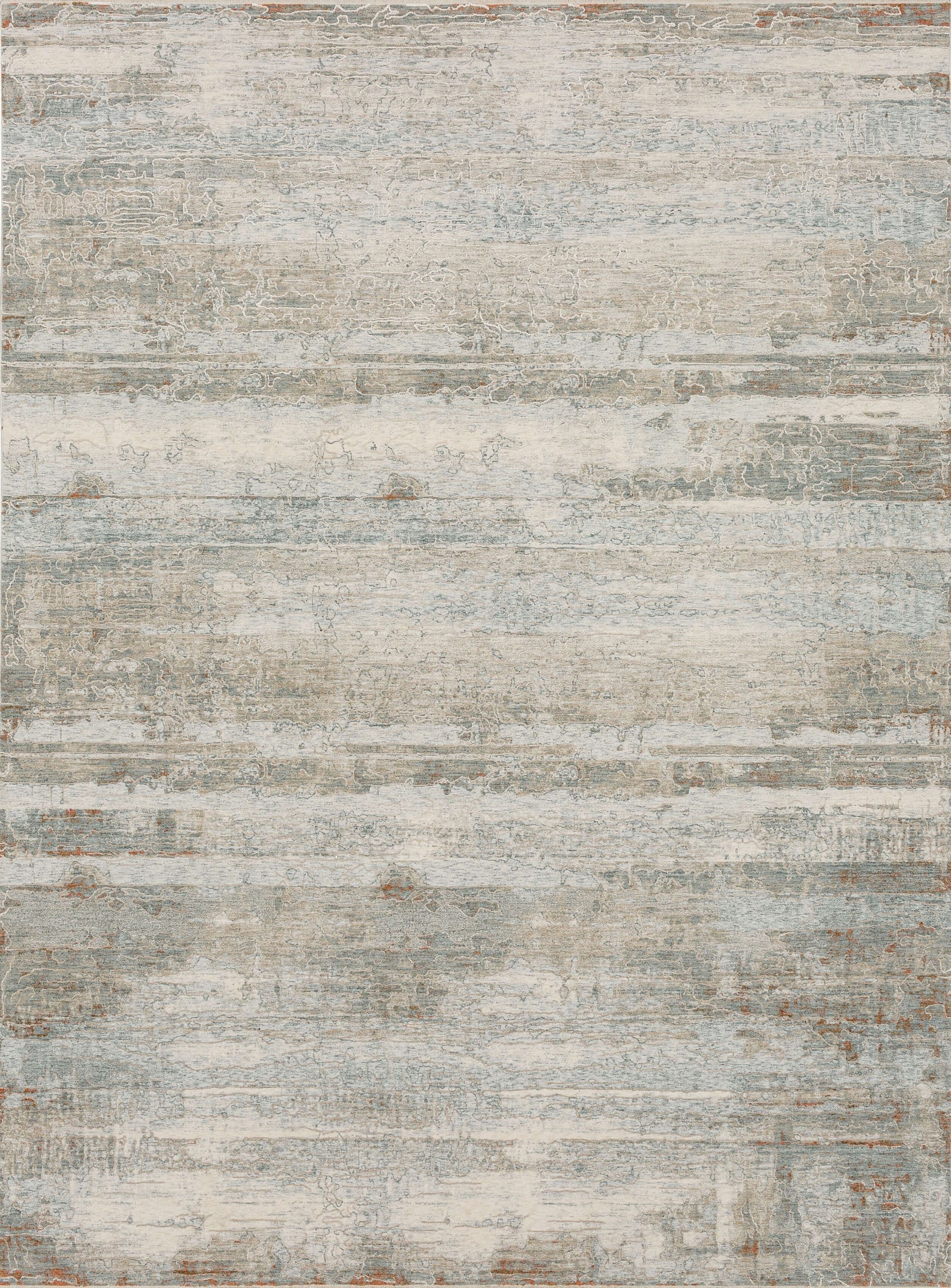Silk Road Cream Dark Grey Area Rug