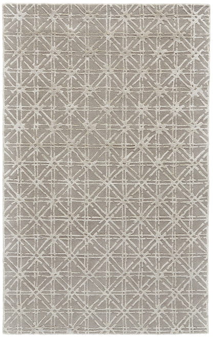 Manoa Transitional Geometric - Taupe/Ivory/Tan