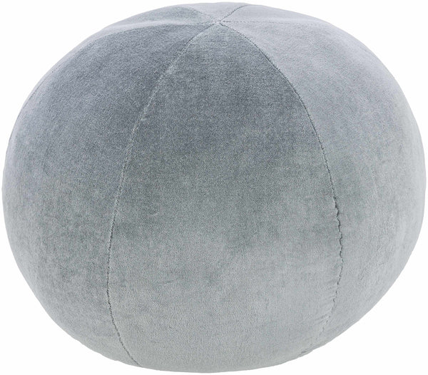 Jemsa Light Gray Pillow - Round