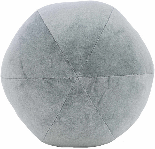 Jemsa Light Gray Pillow - Round