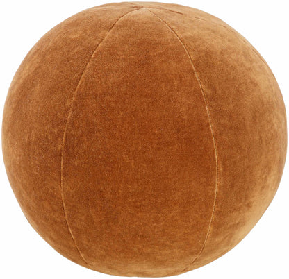 Jimsa Rust Throw Pillow - Round