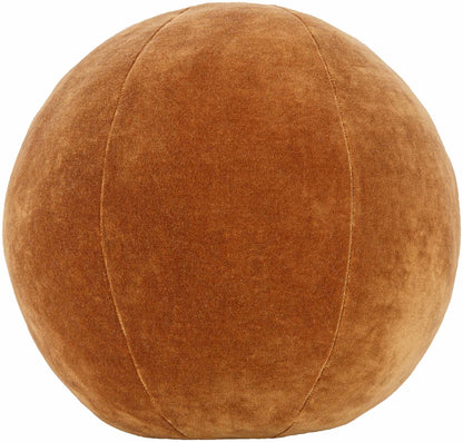 Jimsa Rust Throw Pillow - Round