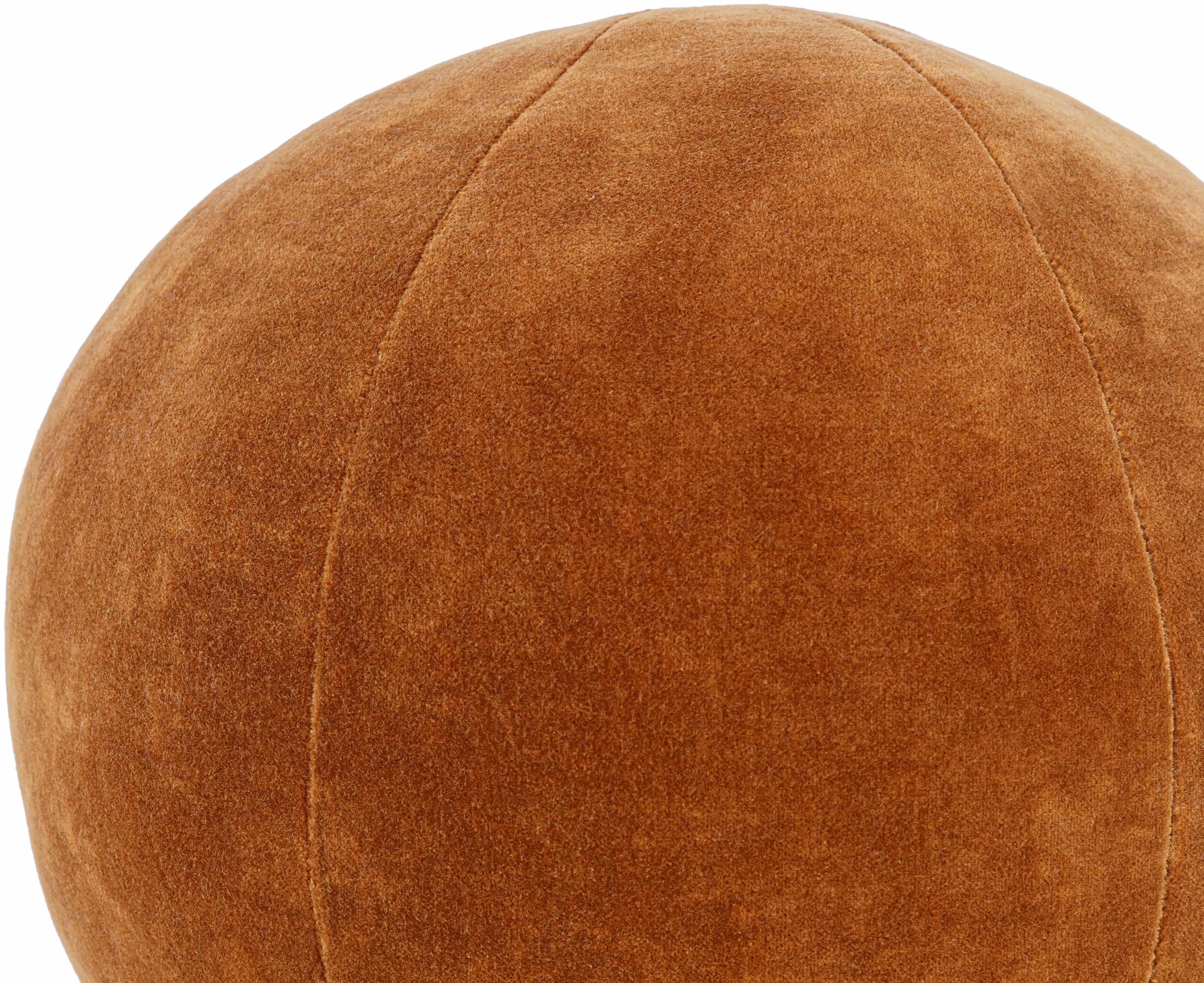 Jimsa Rust Throw Pillow - Round