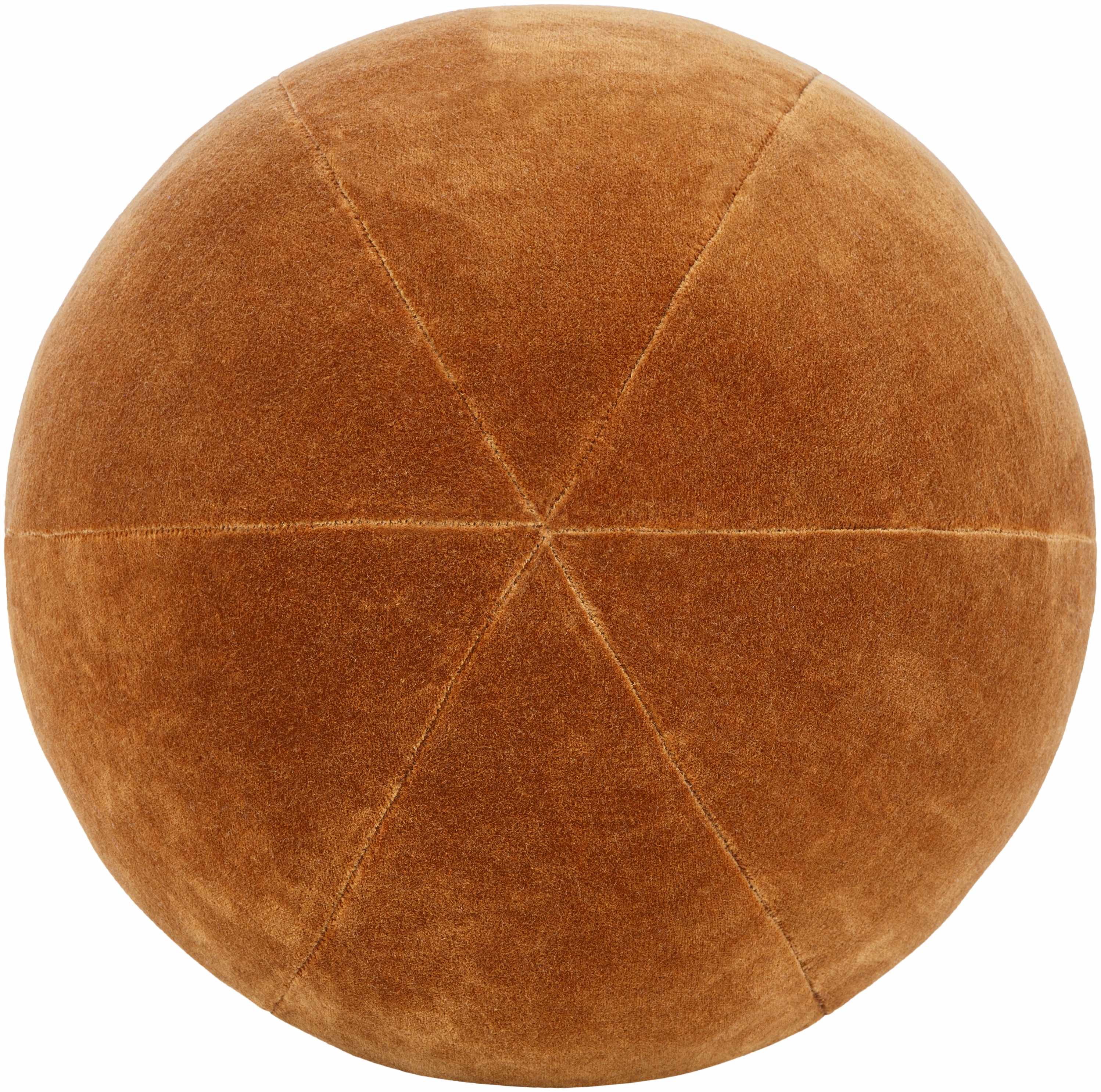 Jimsa Rust Throw Pillow - Round