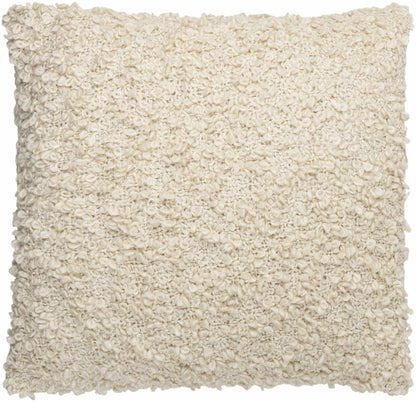Artemis Beige Throw Pillow - Square