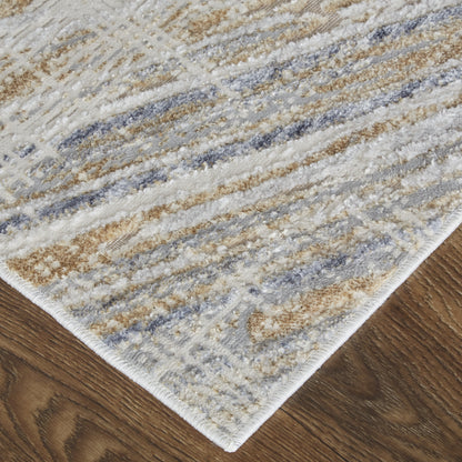 Laina Transitional Abstract - Tan/Ivory/Gray Area Rug